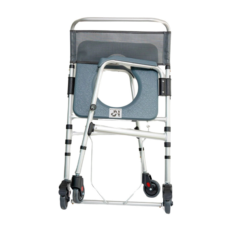 Cómodo Sanitario En Aluminio Anodizado Con Ruedas Konfort Plus