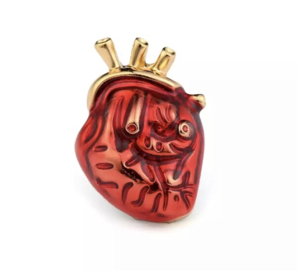 Pin corazon de lujo 3D Delux