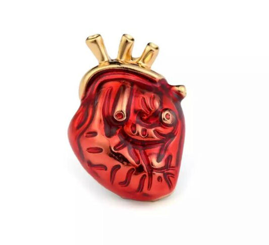 Pin corazon de lujo 3D Delux