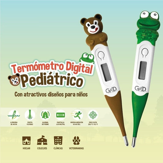 Termómetro Digital Pediátrico - Rana / Oso